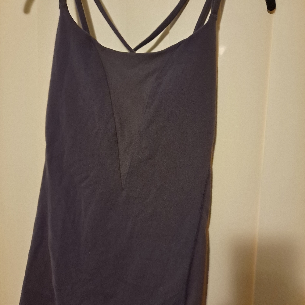 Lululemon Tank Top Eggplant Color w/ Mesh Size 10